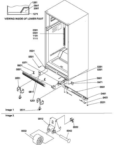 Ladders, lower cabinet and rollers