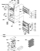 Door, hinges and accessories