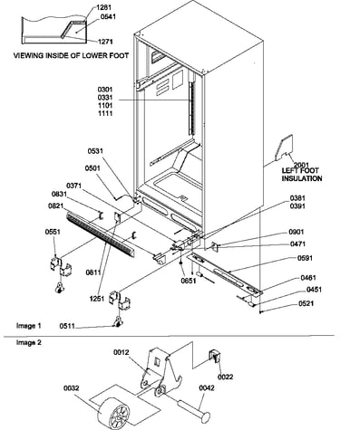 Ladders, lower cabinet and rollers