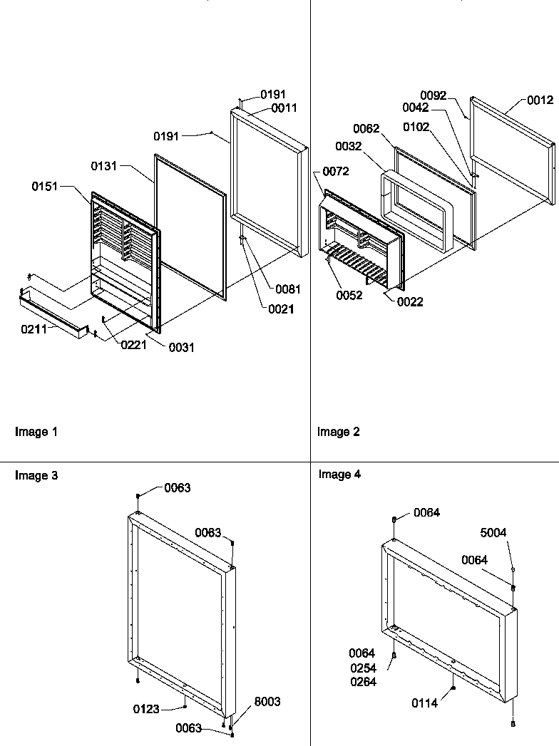 Door assemblies