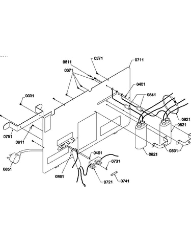 Rear access panel assembly