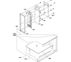 Amana FS20EVP-P1185903M contol panel & shelf assembly diagram