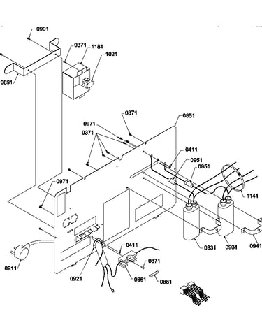 Back panel assembly