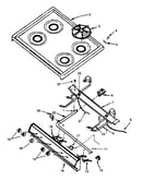 Top burner assy