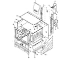 Caloric SBK26FX0/P1143053NW cabinet assy diagram