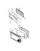 Oven door assy