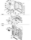 Ice & water cavity, electronic bracket, & toe grille