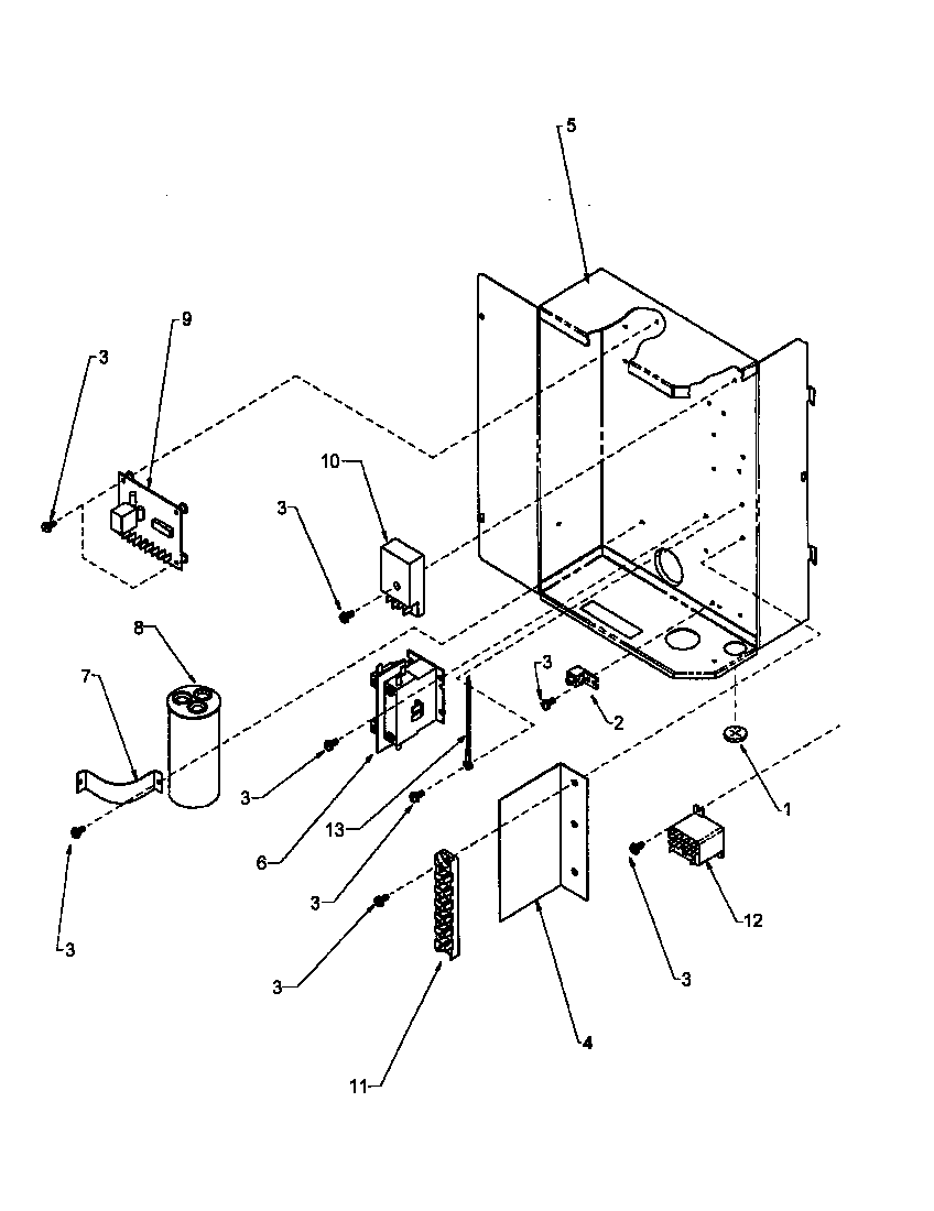 Control box assembly
