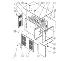 Amana GSI115D50A/P1160007F cabinet diagram