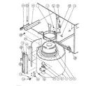 Amana GSI115D35A/P1160006F blower assembly diagram