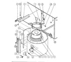 Amana GSI070D30A/P1160009F blower assembly diagram