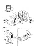 Evaporator and fan motor assemblies