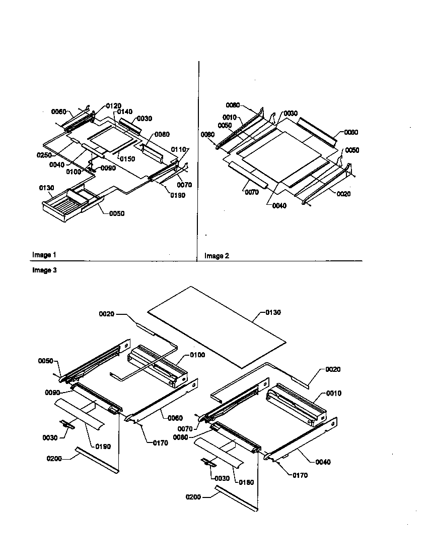 Shelving assemblies