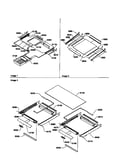 Shelving assemblies