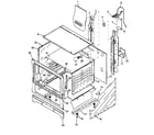 Caloric RMS363U-P1142774NW cabinet assy diagram