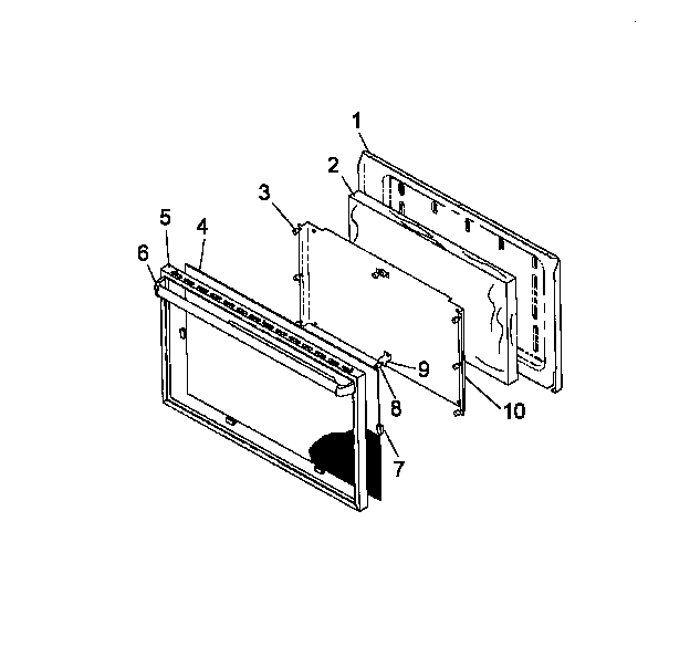 Oven door
