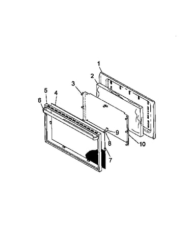 Oven door