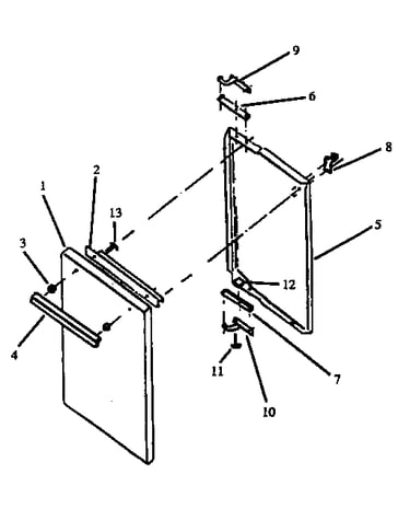 Cabinet door assy