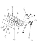 Graphic panel, control hood and controls