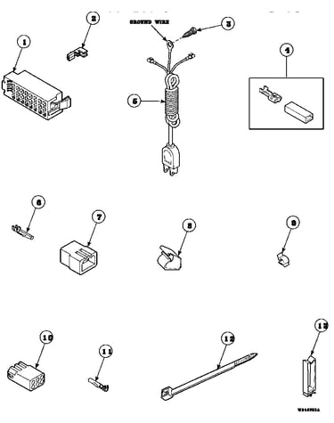 Power cord and terminals