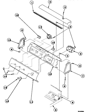Graphic panel, control mounting plate and controls (cw4202w2/pcw4202w2) (cw8202w2/pcw8202w2) (cw8203w2/pcw8203w2) (cw8413w2/pcw8413w2) (lw4203l2/plw4203l2) (lw4203w2/plw4203w2) (lw6001w2/plw6001w2) (lw6143lm/plw6143lm) (lw6143wm/plw6143wm) (lw6153lm/plw61