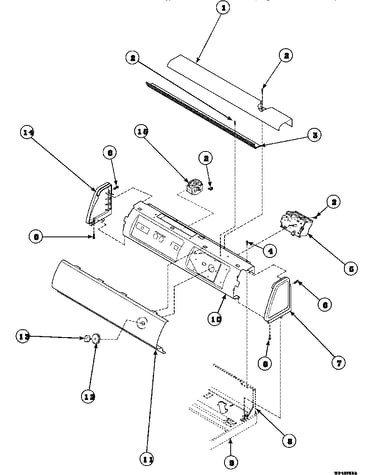 Graphic panel, control mounting plate and controls (cw4202w2/pcw4202w2) (cw8202w2/pcw8202w2) (cw8203w2/pcw8203w2) (cw8413w2/pcw8413w2) (lw4203l2/plw4203l2) (lw4203w2/plw4203w2) (lw6001w2/plw6001w2) (lw6143lm/plw6143lm) (lw6143wm/plw6143wm) (lw6153lm/plw61