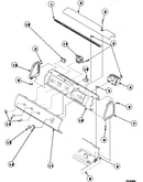 Graphic panel, control mounting plate and controls (cw4202w2/pcw4202w2) (cw8202w2/pcw8202w2) (cw8203w2/pcw8203w2) (cw8413w2/pcw8413w2) (lw4203l2/plw4203l2) (lw4203w2/plw4203w2) (lw6001w2/plw6001w2) (lw6143lm/plw6143lm) (lw6143wm/plw6143wm) (lw6153lm/plw61