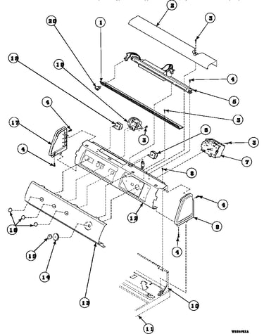 Graphic panel, control mounting plate and controls (cw4202w2/pcw4202w2) (cw8202w2/pcw8202w2) (cw8203w2/pcw8203w2) (cw8413w2/pcw8413w2) (lw4203l2/plw4203l2) (lw4203w2/plw4203w2) (lw6001w2/plw6001w2) (lw6143lm/plw6143lm) (lw6143wm/plw6143wm) (lw6153lm/plw61