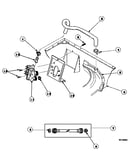 Inlet hose, fill hose, mixing valve & mounting bracket (cw4202w2/pcw4202w2) (cw8202w2/pcw8202w2) (cw8203w2/pcw8203w2) (cw8413w2/pcw8413w2) (lw4203l2/plw4203l2) (lw4203w2/plw4203w2) (lw6001w2/plw6001w2) (lw6143lm/plw6143lm) (lw6143wm/plw6143wm) (lw6153lm/p