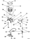 Motor, mounting bracket, belt, pump and idler assembly (cw4202w2/pcw4202w2) (cw8202w2/pcw8202w2) (cw8203w2/pcw8203w2) (cw8413w2/pcw8413w2) (lw4203l2/plw4203l2) (lw4203w2/plw4203w2) (lw6001w2/plw6001w2) (lw6143lm/plw6143lm) (lw6143wm/plw6143wm) (lw6153lm/p