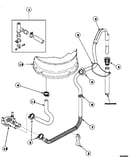 Drain hose and siphon break (cw4202w2/pcw4202w2) (cw8202w2/pcw8202w2) (cw8203w2/pcw8203w2) (cw8413w2/pcw8413w2) (lw4203l2/plw4203l2) (lw4203w2/plw4203w2) (lw6001w2/plw6001w2) (lw6143lm/plw6143lm) (lw6143wm/plw6143wm) (lw6153lm/plw6153lm) (lw6153wm/plw6153