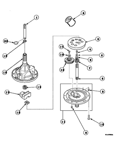 34526p transmission assembly (cw4202w2/pcw4202w2) (cw8202w2/pcw8202w2) (cw8203w2/pcw8203w2) (cw8413w2/pcw8413w2) (lw4203l2/plw4203l2) (lw4203w2/plw4203w2) (lw6001w2/plw6001w2) (lw6143lm/plw6143lm) (lw6143wm/plw6143wm) (lw6153lm/plw6153lm) (lw6153wm/plw615