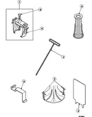 Special tools (cw4202w2/pcw4202w2) (cw8202w2/pcw8202w2) (cw8203w2/pcw8203w2) (cw8413w2/pcw8413w2) (lw4203l2/plw4203l2) (lw4203w2/plw4203w2) (lw6001w2/plw6001w2) (lw6143lm/plw6143lm) (lw6143wm/plw6143wm) (lw6153lm/plw6153lm) (lw6153wm/plw6153wm) (lw6501w2