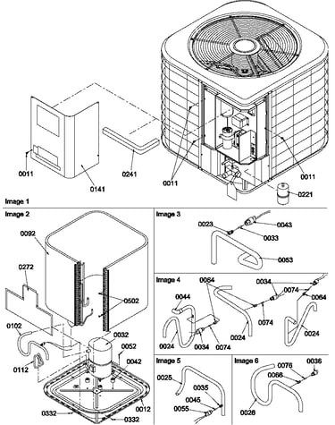 Control cover/compressor/tubing