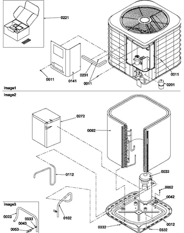 Control cover/compressor/tubing