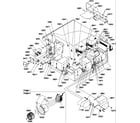 Amana U1600S/P1194304M electrical components/blower diagram