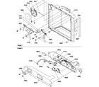 Amana SCD22TBL-P1303511WL ice & water cavity and electronic bracket assy diagram