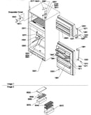 Door, hinges and accessories