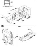 Evaporator and fan motor assemblies