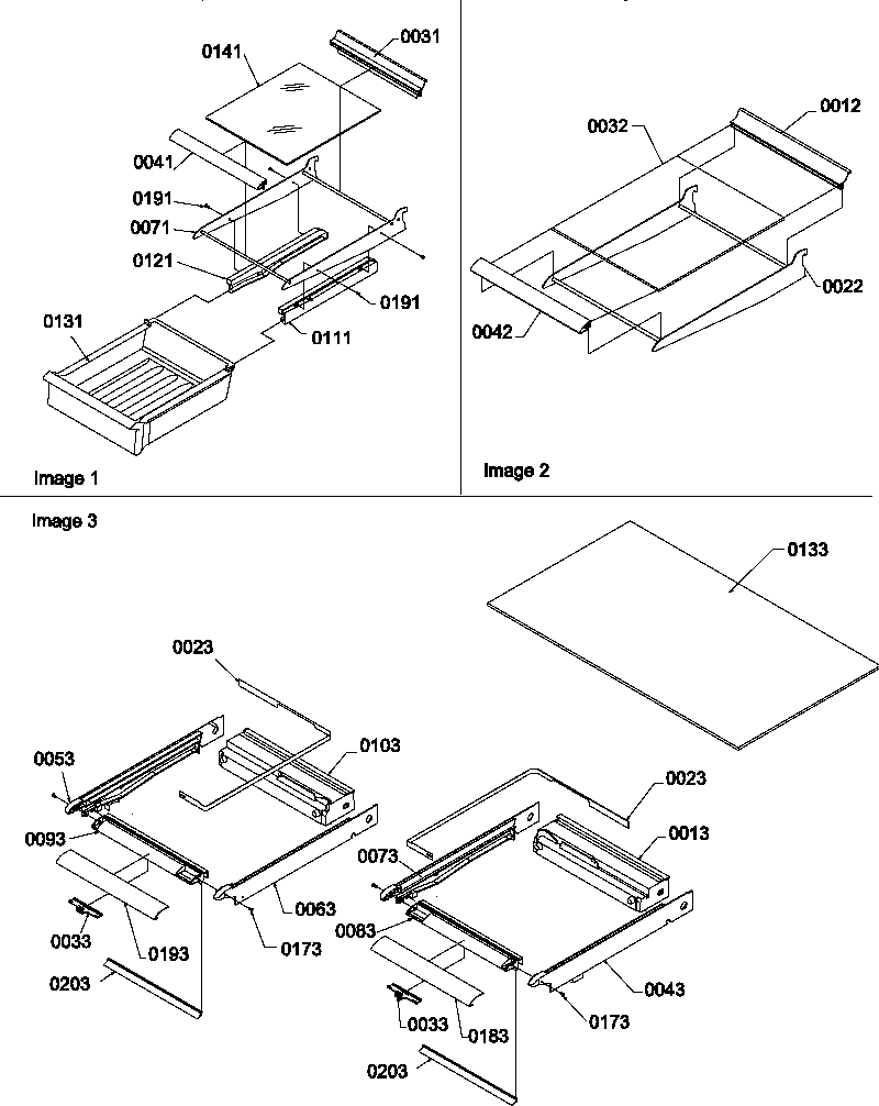 Shelving assemblies