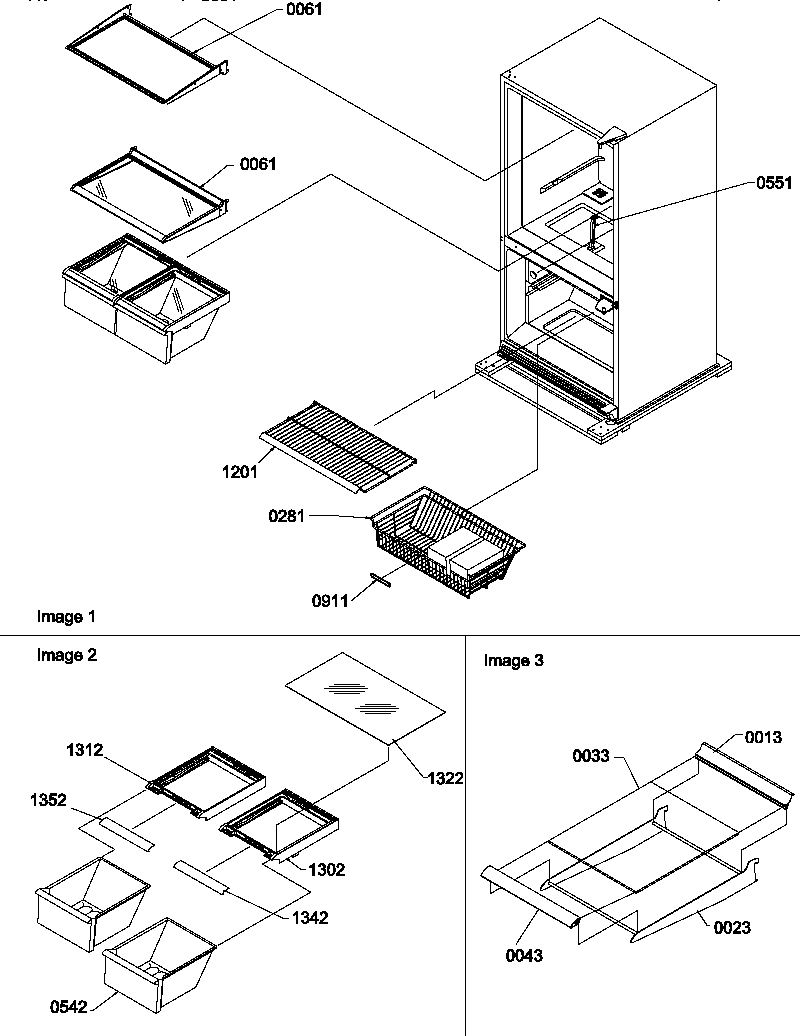 Shelving assemblies