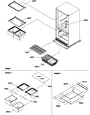 Shelving assemblies