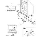 Amana BM20TBW-P1305801WW insulation & roller assembly diagram
