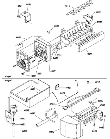 Ice maker assembly & parts