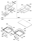 Shelving assemblies