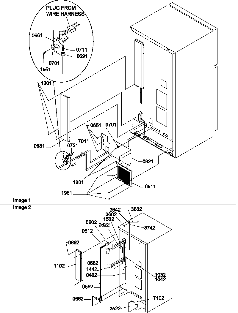Cabinet back