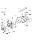 Ice maker assemblies and parts