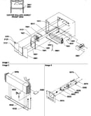 Evaporator and fan motor assemblies