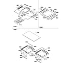 Amana THI18TW-P1310701WW shelving assemblies diagram