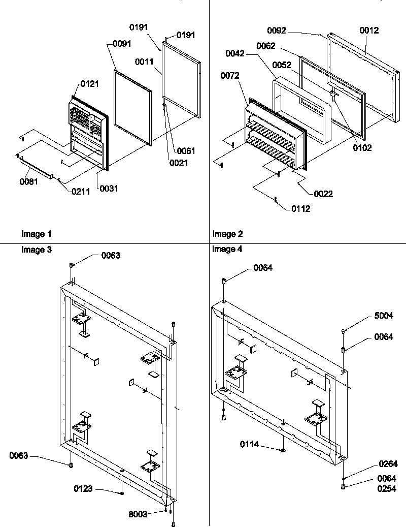 Door assemblies